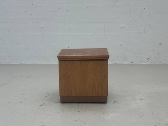 Vintage Wooden Seating Chest, 1960s – Storage cabinet (photo 10 of 13)