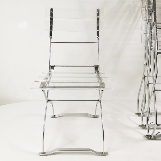 Image 1 of Set di sedie pieghevoli di design, Maison & Jardin Paris, anni '70