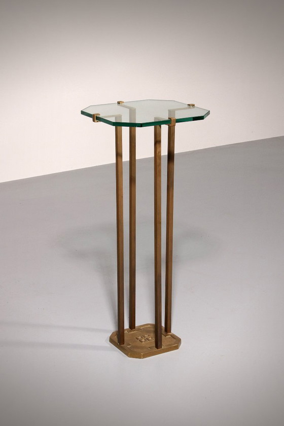 Image 1 of Rare Peter Ghyczy T18 Console Tables, 1970s Design (73 cm high.)