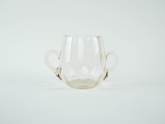 Image 1 of Secchiello per il ghiaccio in vetro, design italiano, anni '70, prodotto in Italia