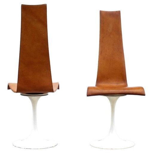 Haberli Teo Alfredo design in years '65 Swiss production two sculpture chairs