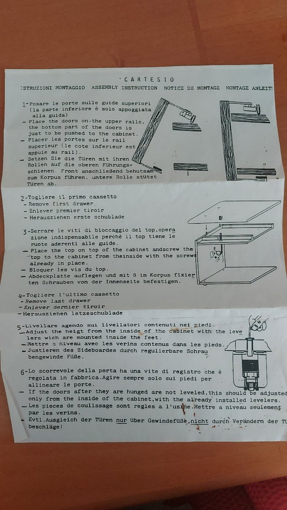 Image 1 of Dressoir Cartessio de Verado Italia