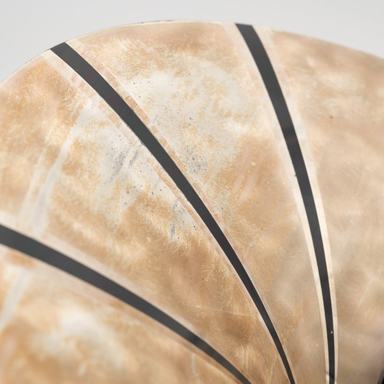 Image 1 of Rara WMF Ikora Centro Tazón con Negro Starburst Diseño Bauhaus Art Deco años 30 35cm