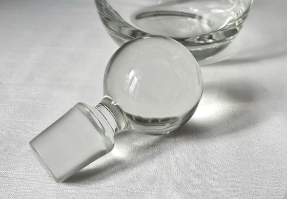 Vintage 2 Eleganti Caraffe in Vetro 31 / 27,5 cm Ottime Condizioni – Bicchieri e caraffe, Glass (photo 2 of 15)