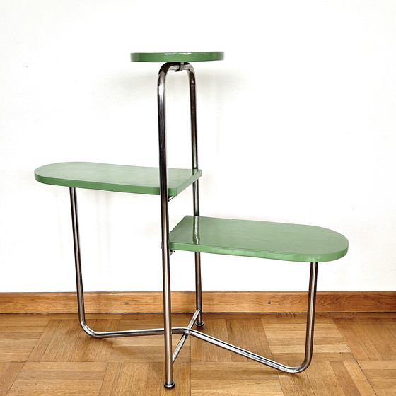 Image 1 of Functionalist Plant Stand by Vichr & Spol., Marked