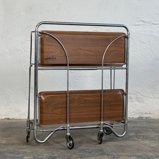 Image 1 of DDR Folding Service Trolley, 1970