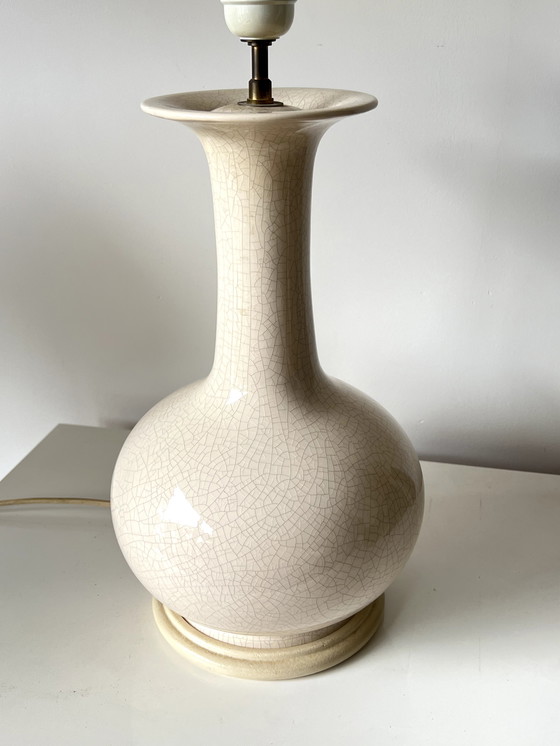 Image 1 of Lampada vintage in ceramica smaltata screpolata – anni '70