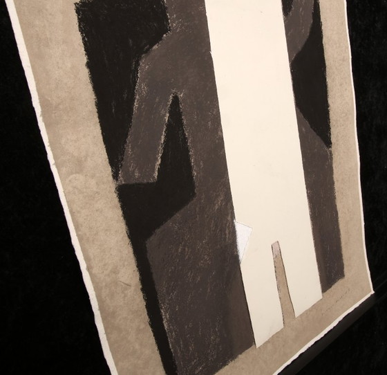 Image 1 of Keidel, Barbara - Waldstück III - gouache sur vergé - exemplaire unique signé à la main