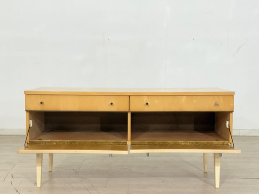 Vintage Hellerau lowboard, ladekast, woonkamerkast, kledingkast