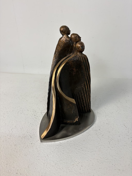 Zwaar bronzen beeld van Willem van der Velden