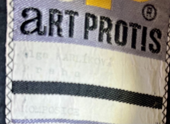 Olga Karlíková – Art Protis Original 1969 – Kompozice – karlikova, Wall decoration, Textile (photo 9 of 11)