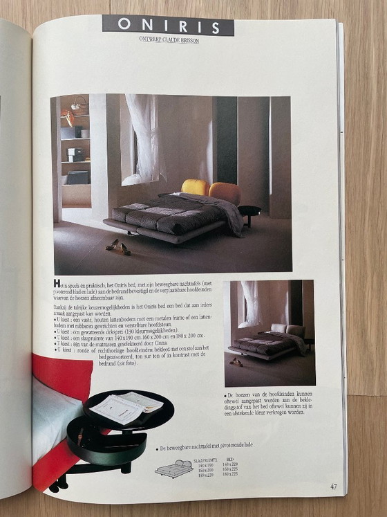 Image 1 of Bettumrandung, Stützkissen und Nachttische mit Schubladen