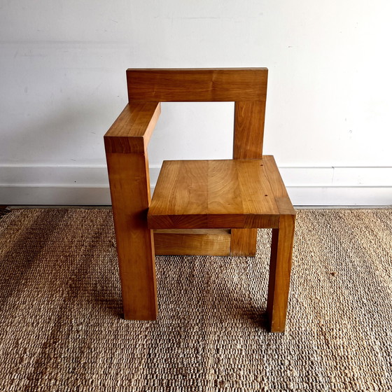 Image 1 of Sedia Rietveld Steltman Design olandese