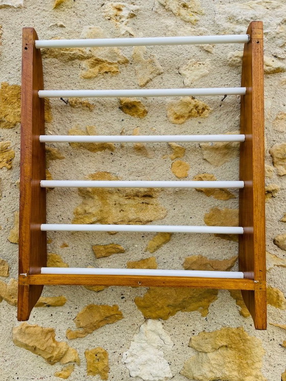 Image 1 of Étagère murale vintage en chêne, années 1970-1980