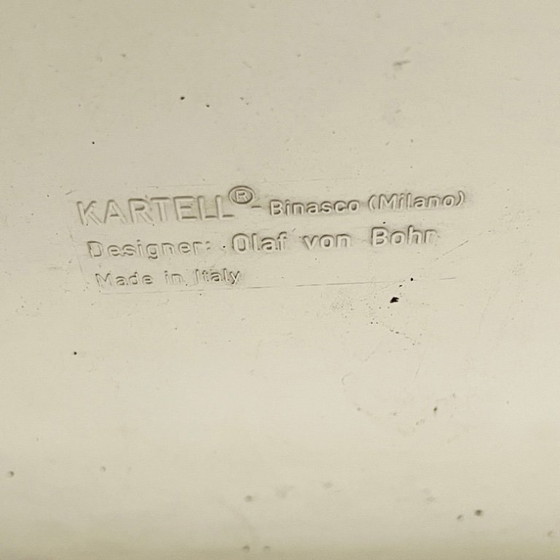 Image 1 of Weißes modulares Regal von Olaf Von Bohr für Kartell, 1970er Jahre