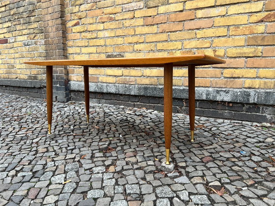 Image 1 of Tavolino da caffè/tavolino da surf svedese in teak di metà secolo