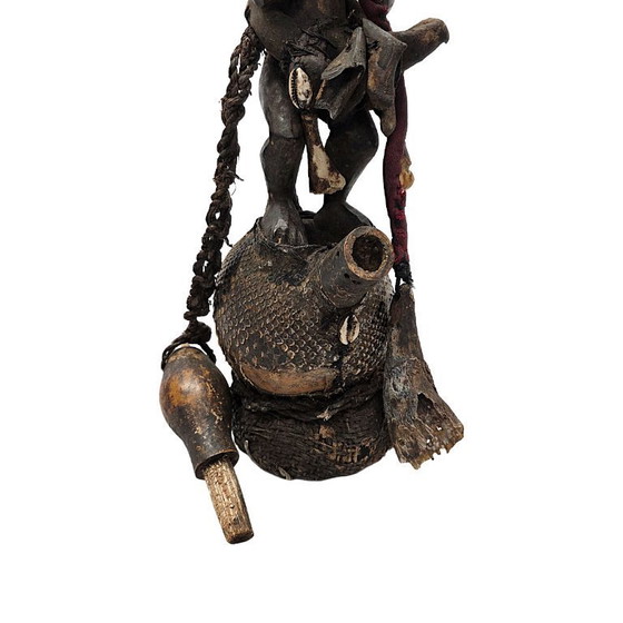 Image 1 of Fétiche de statue d'Afrique centrale ancienne/type Nkisi, milieu du XXe siècle