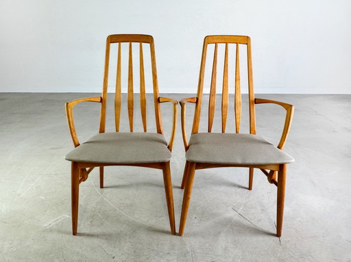 Set of 2 original midcentury Niels Koefoed armchairs Hornslet chair