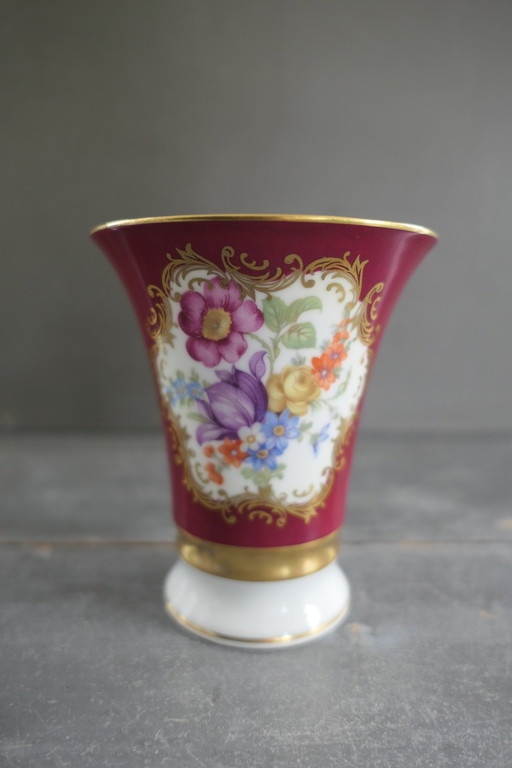 Vintage Vaas Bavière Schumann Arzberg Vieux Meissen