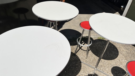 Fritz Hansen Standing Tables 3 – bijzettafels, Aluminium