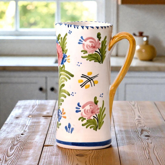 Image 1 of Large antique handcrafted service signed Talavera
