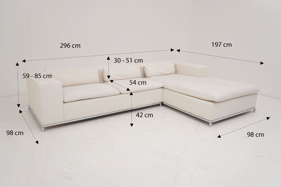 Image 1 of de Sede DS 7 desede Divano Divano angolare Pelle Beige Classico