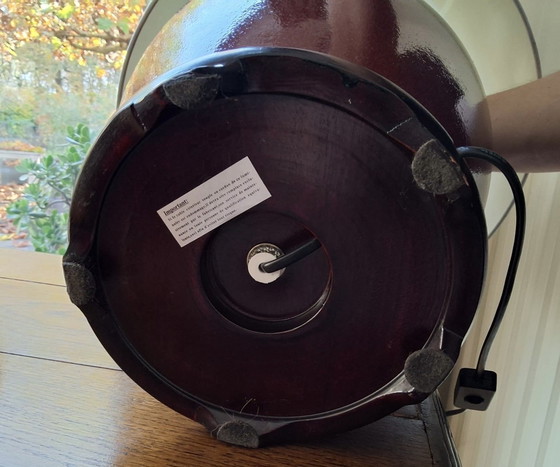 Image 1 of Lámpara de mesa de cerámica estilo jarrón de jengibre asiático