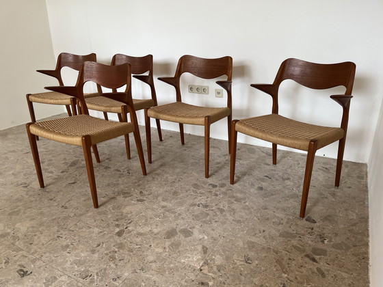 Image 1 of Niels Otto Møller, modèle 55, pour J.L. Møllers Møbelfabrik