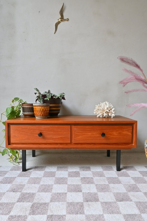 Vintage Lowboard With Drawers - Timeless Design