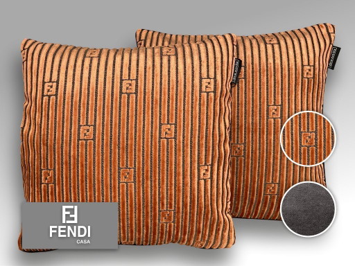 Fendi – Brique-Samt-Monogramm