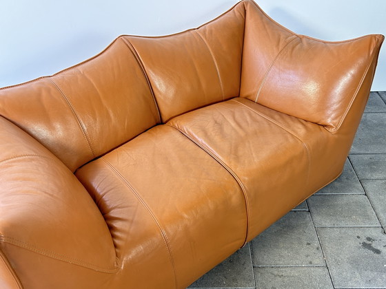Sofá de cuero Le Bambole diseñado por Mario Bellini para B&B Italia – Sofás de 2 plazas, Leather, Plastic (photo 12 of 15)