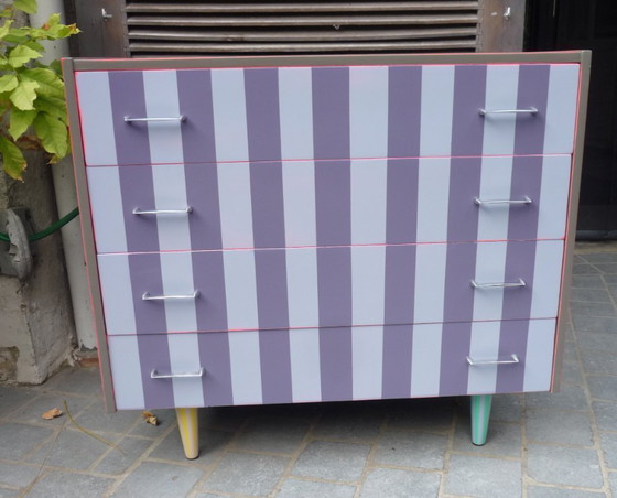 Image 1 of Commode vintage 4 Tiroirs