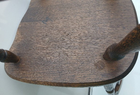 Image 1 of 2 sedie da pranzo in legno massello – stile fattoria