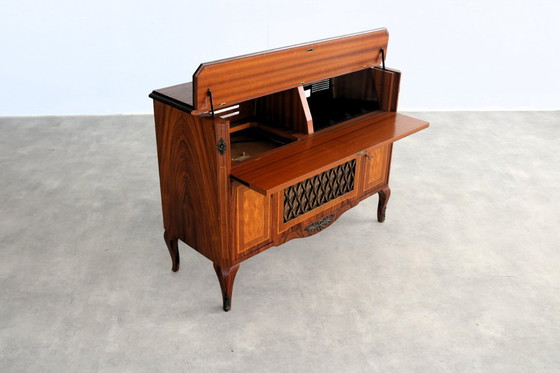 Image 1 of vintage empty audio furniture | cabinet | 1950s | Swedish l