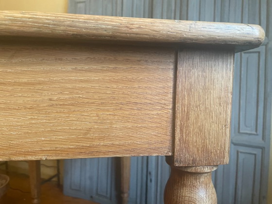 Image 1 of Tavolo in rovere, tavolo da pranzo, tavolo da lavoro, scrivania, antico francese