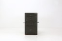 Waldgrüner militärischer Aktenschrank oder Kommode aus Metall, 1956