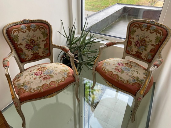 Image 1 of Ensemble de 2 fauteuils Gobelins