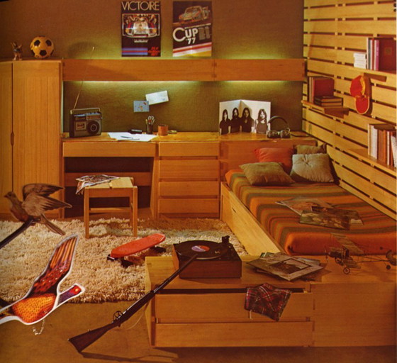 Image 1 of Grande baule Savoie della collezione Regain in pino massello, vintage, circa 1975