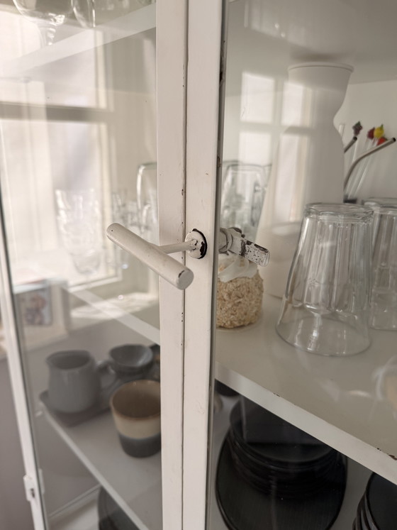 Mobile da farmacia in acciaio bianco – Vetrine, Glass, Metal (photo 2 of 6)