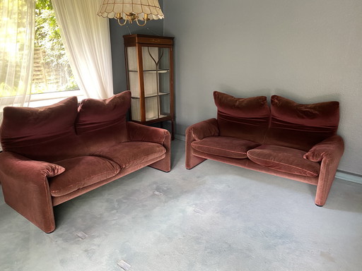 Cassina Maralunga Zweisitzer -2 Stück-