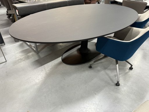 Arco Joist Ellipse 2 Dining Table Oval Black 240