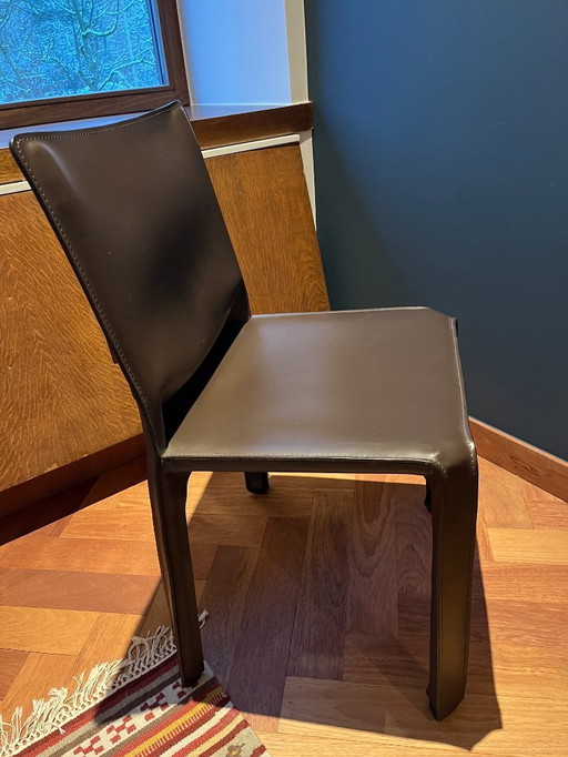 6x Cassina Cab 412 seats brown