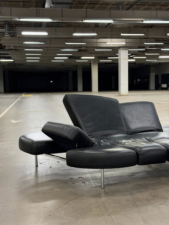 Image 1 of Sofá Edra Flap | Cuero negro