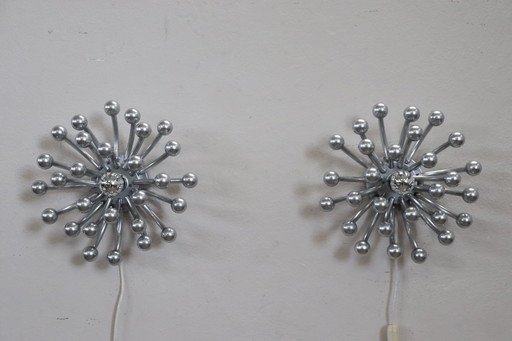 Wall or Table Lamps Pistillo Model by Studio Tetrarch for Valenti, 1970s, Set of 2