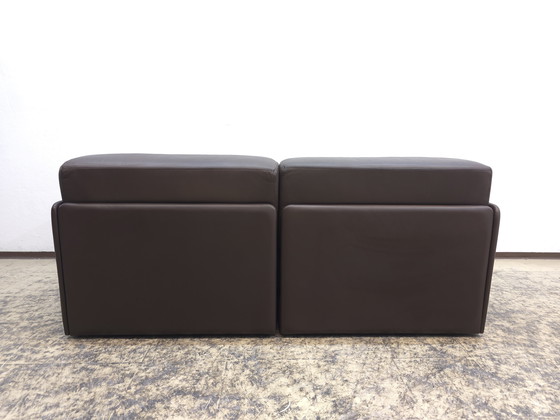 Image 1 of De Sede ds 76 ds 78 Daybed #2 Designer sofa leather sofa modular sofa brown two-seater