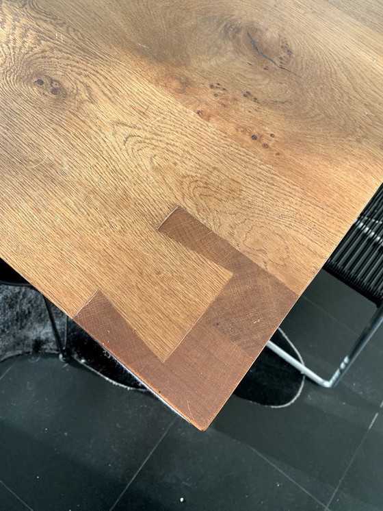 Image 1 of Designtisch aus Eichenholz, 220 x 100