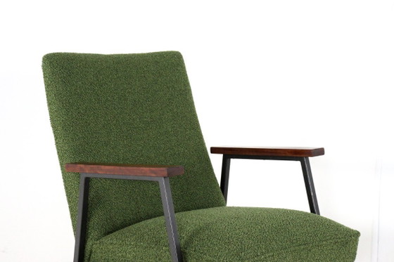 Image 1 of Gispen fauteuil vintage stoel nieuw gestoffeerd