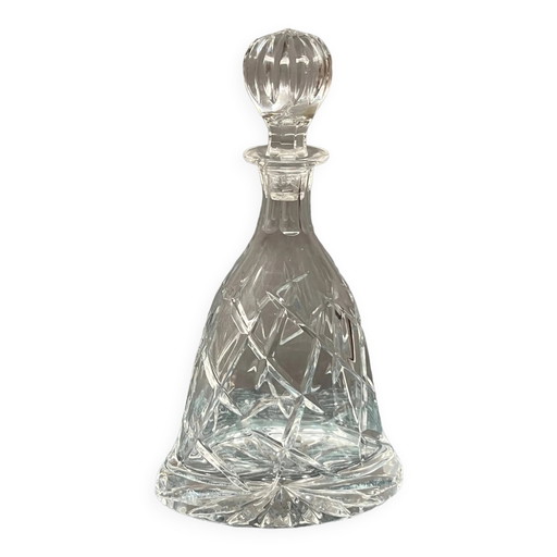 Decantador de whisky de cristal macizo. – glazen karaffen, Crystal, Glass