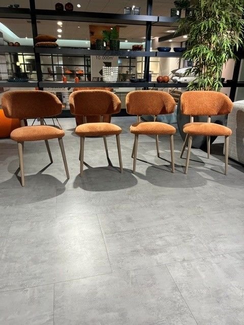 Mobitec Stoelenset Toro Rost S/4 – eetkamerstoelen