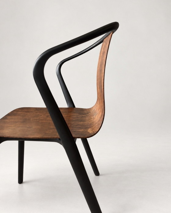 4x sedie di design Vitra Belleville Wood di Bouroullec – Sedie da pranzo, Legno (photo 5 of 15)